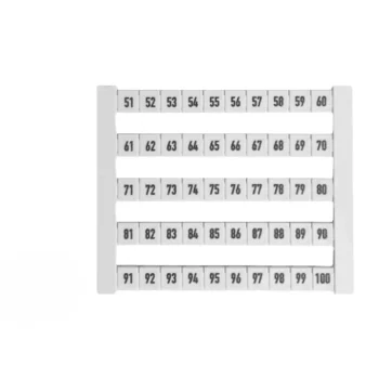 Weidmüller Terminal Markers DEK 51-100 (50 pcs.)